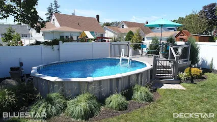 Logo of Blue Star Carpentry dba. DECKSTAR