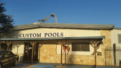 Logo of Custom Pools, LLC.