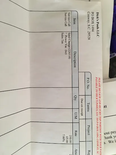 Logo of Dick's Pools, LLC