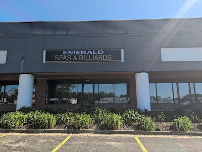 Logo of Emerald Spas & Billiards