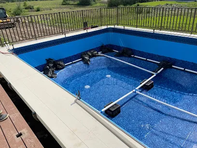 Logo of Gibraltar Pools Corporation.