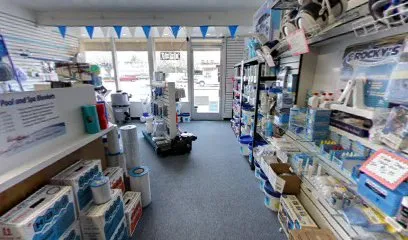 Logo of Poseidon Pool Service and Retail Store