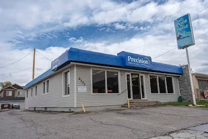 Logo of Precision Pools & Spas Millcreek