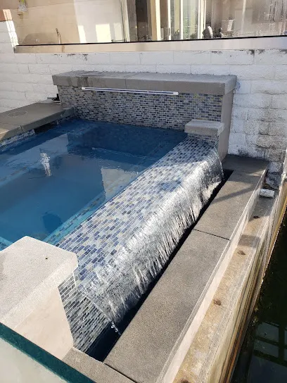 Logo of Rosales pool and spa construction