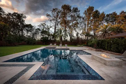 Logo of Russell Pool Company