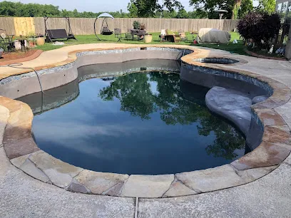 Logo of Stone blue pools & outdoor designs llc